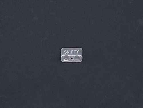 Glasplaatklemmen, hoogte 10 mm breedte 15 mm, dikte tot 6 mm, 1000 stuks