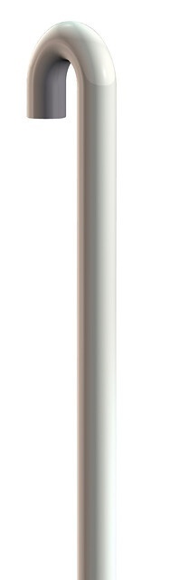 Artiteq Ophangstang lengte 200 cm, wit diameter 3 mm, draagkracht 20 kg, 1 stuk