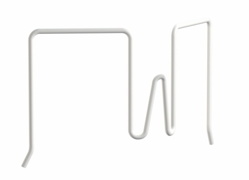 Artiteq Scheidingswand haak flex, 11 tot 30 mm wanddikte, wit gelakt verenstaal, draagkracht 3 kg