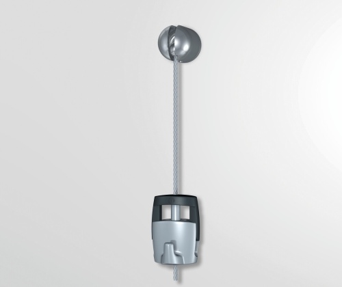 Newly Solo hanger compleet met staaldraad 200 cm en klemhaak tot 20 kg, 1 set