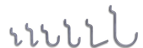 Reisaco Boardhaken model 3, hoogte 43 mm, 100 stuks