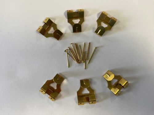 Reisaco Ophanghaakjes maat 3, 2 nagels, tot 12 kg, 6 stuks