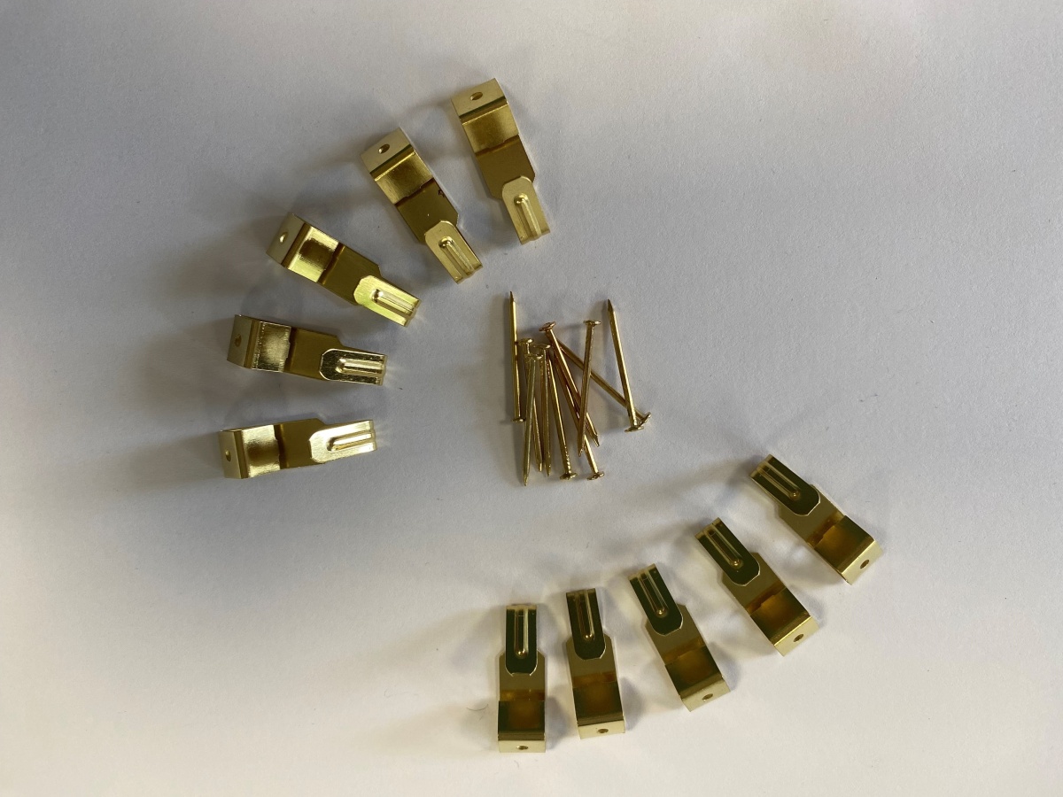 Reisaco Ophanghaakjes maat 2, 1 nagel, tot 7kg, 10 stuks