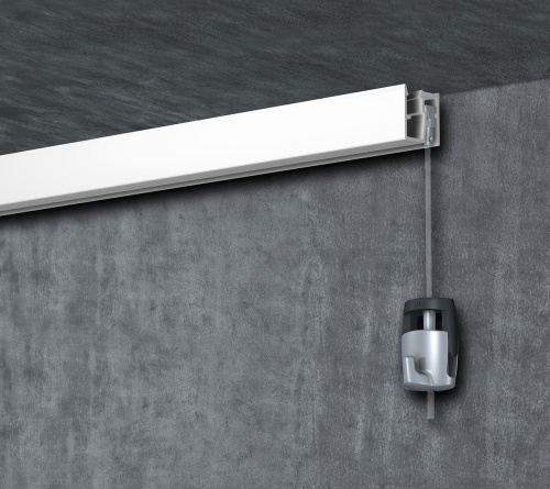 Newly Plafond rail wit lengte 200 cm, 20 kg per rail, 1 stuk