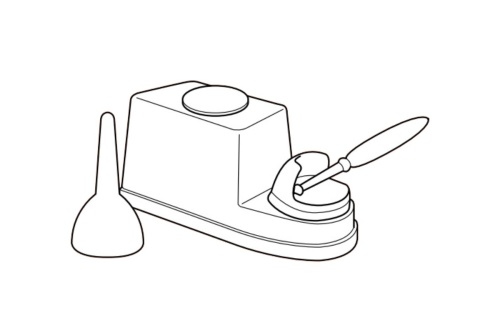 Lijmdoos, inhoud 1,5 liter, compleet met lijmkwast, 1 set