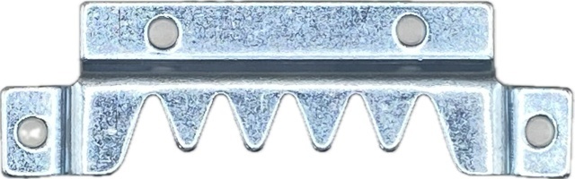 Mega-tandhanger lengte 90 mm hoogte 25 mm, draagkracht 110 kg, 1000 stuks, zonder schroeven