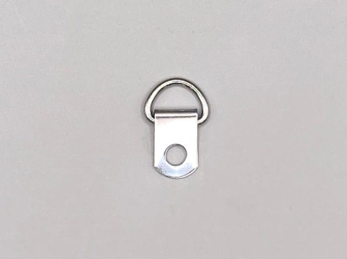 Schroefhangers vernikkelde uitvoering, hoogte 24 mm, 100 stuks 