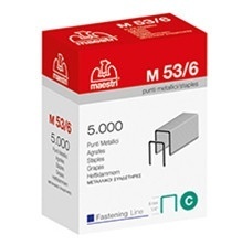 Maestri nieten type 53/6 mm, hoogte 6 mm, 5.000 stuks