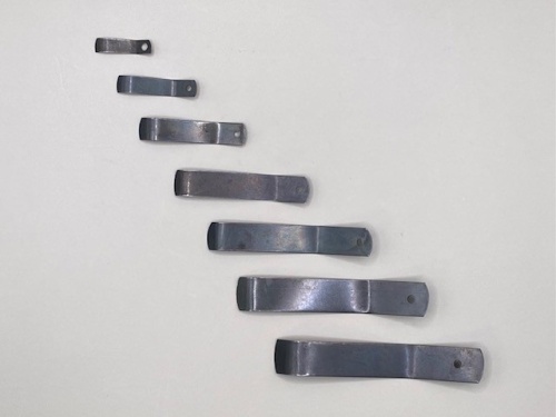 Wisselveren geblauwd verenstaal, lengte 8 cm, 100 stuks, aanbevolen schroef 157020